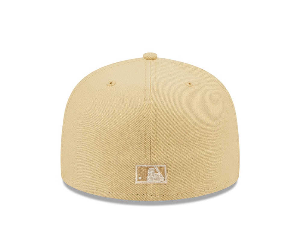 New Era Houston Astros 45th Anniversary Raffia Front Vegas Gold Edition 59Fifty Fitted Gorra