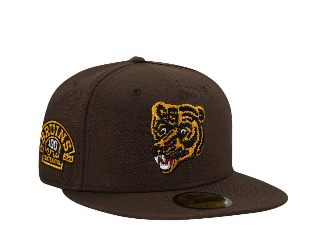 New Era Boston Bruins Centennial Prime Throwback Edition 59Fifty Fitted Gorra