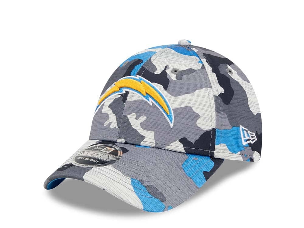 New Era Los Angeles Chargers NFL Training Camp 22 Camo 9Forty Stretch Snapback Gorra