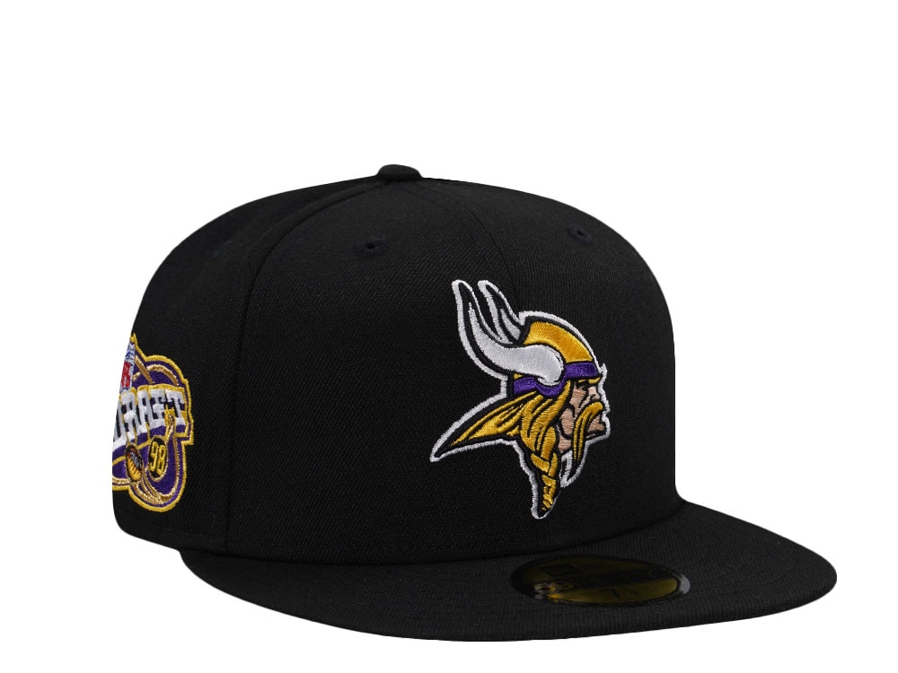New Era Minnesota Vikings Draft 1998 Black Prime Edition 59Fifty Fitted Gorra