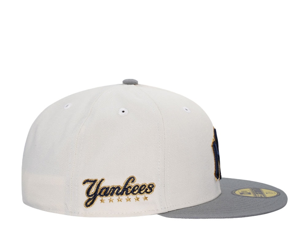 New Era New York Yankees Chrome Gold Two Tone Edition 59Fifty Fitted Gorra