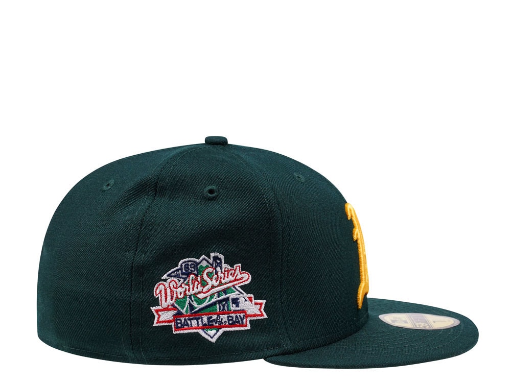 New Era Oakland Athletics World Series 1989 Green and Gold Edition 59Fifty Fitted Gorra
