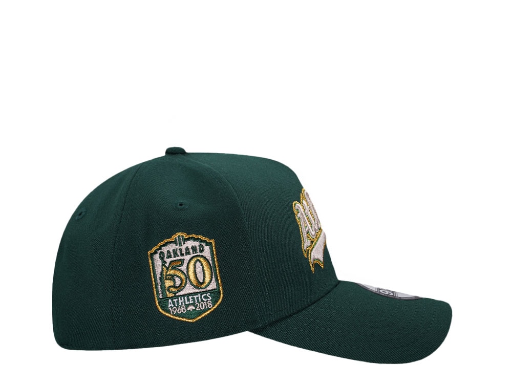 New Era Oakland Athletics 50th Anniversary Gold Edition 9Forty A Frame Snapback Gorra