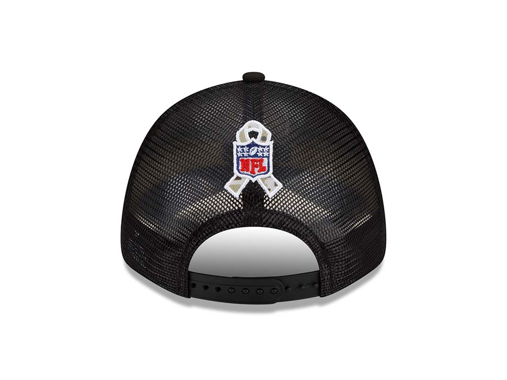 New Era Carolina Panthers Salute to Service 21 9Forty Trucker Snapback Gorra
