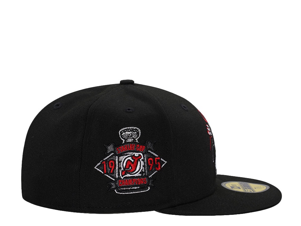 New Era New Jersey Devils Stanley Cup 1995 Black Prime Edition 59Fifty Fitted Gorra