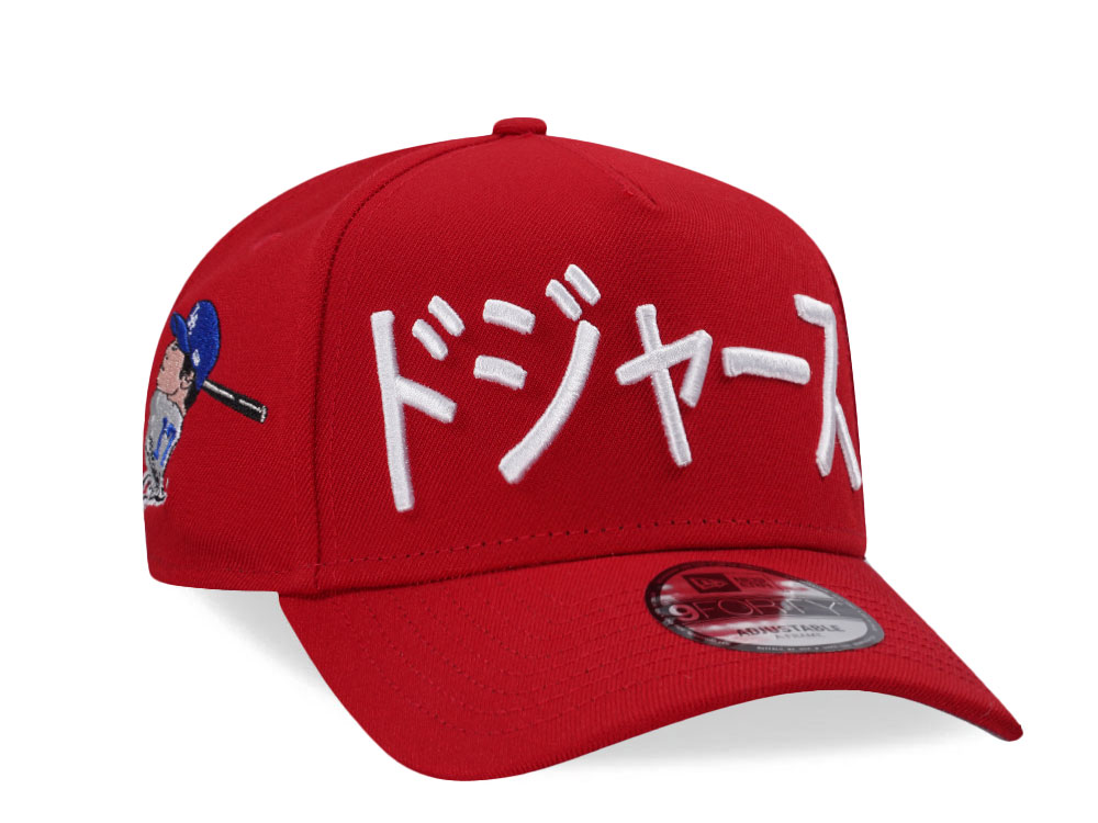 New Era Los Angeles Dodgers Ohtani Scarlet Prime Edition 9Forty A Frame Snapback Gorra