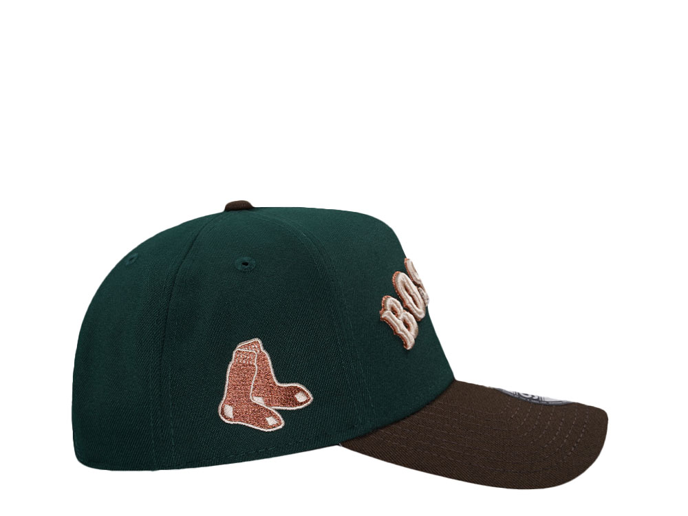 New Era Boston Red Sox Copper Two Tone 9Forty A Frame Snapback Gorra