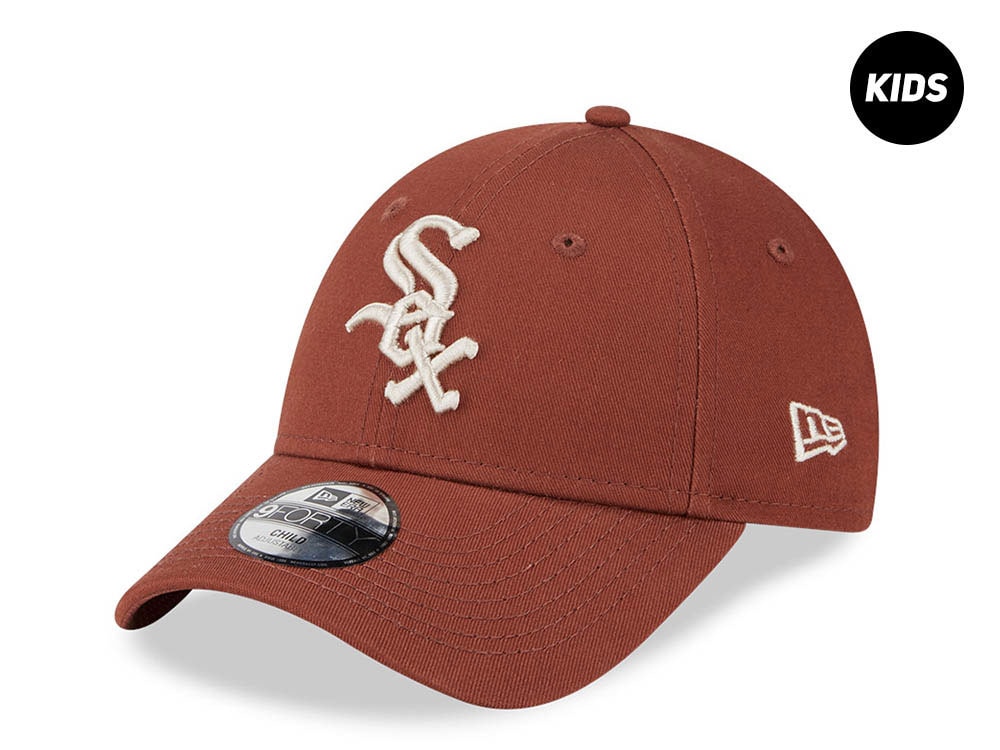 New Era Chicago White Sox Essential League Brown Kids 9Forty Strapback Gorra
