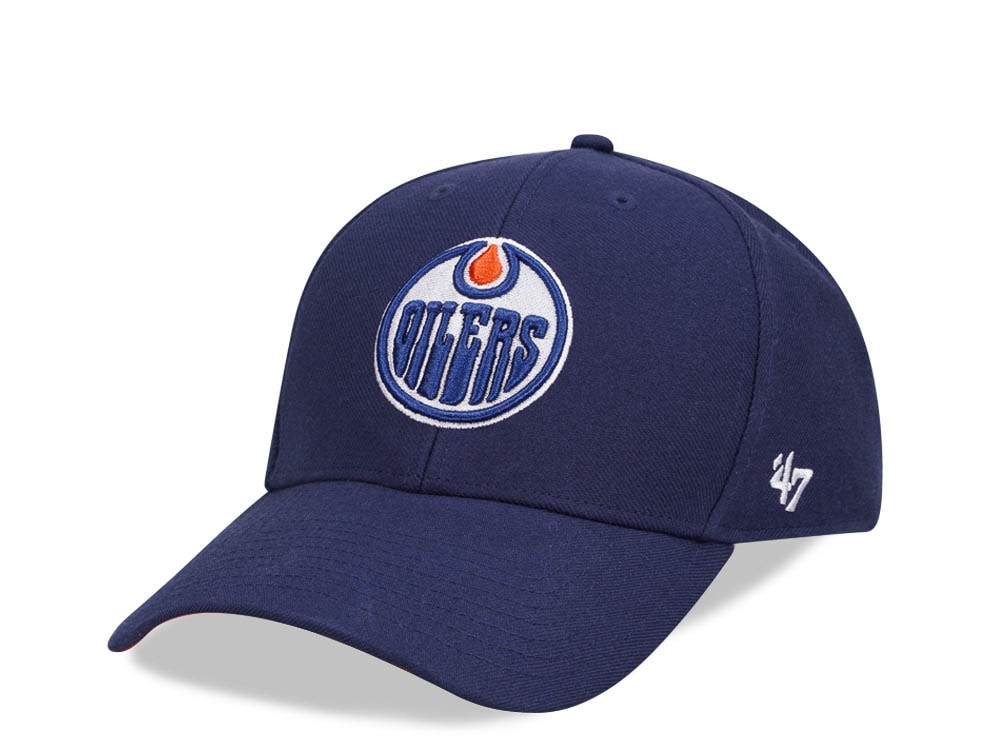 47Brand Edmonton Oilers Light Navy Ballpark MVP Snapback Gorra