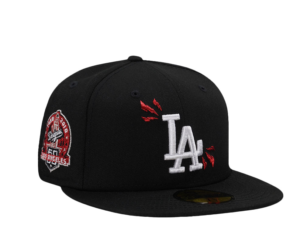 New Era Los Angeles Dodgers 60th Anniversary Black Prime Edition 59Fifty Fitted Gorra