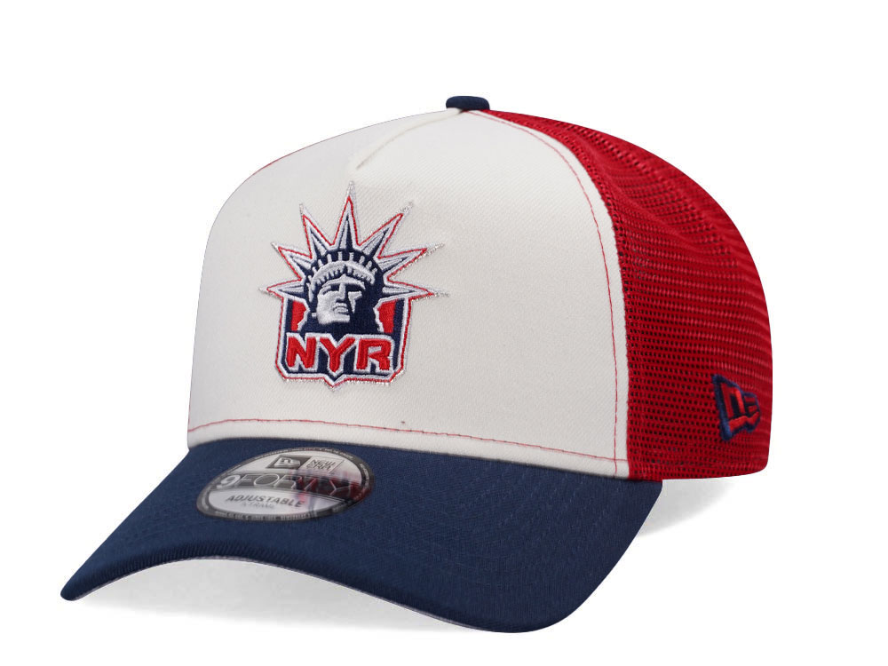 New Era New York Rangers Prime Two Tone Trucker Edition 9Forty A Frame Snapback Gorra