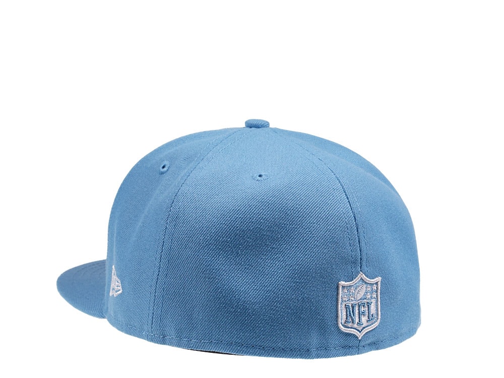New Era Seattle Seahawks Super Bowl XLVIII Sky Blue Edition 59Fifty Fitted Gorra