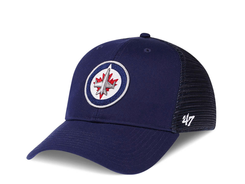 47Brand Winnipeg Jets Classic Navy Trucker Snapback Gorra