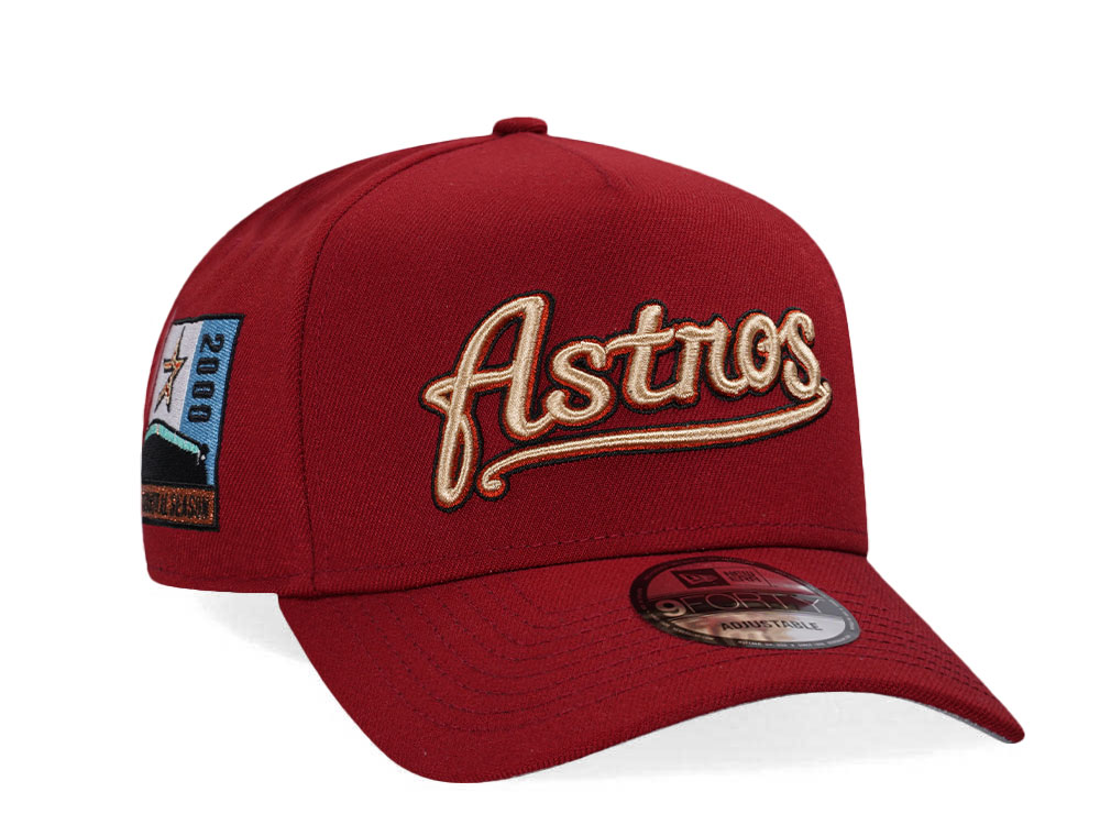 New Era Houston Astros Inaugural Season 2000 Brick 9Forty A Frame Snapback Gorra
