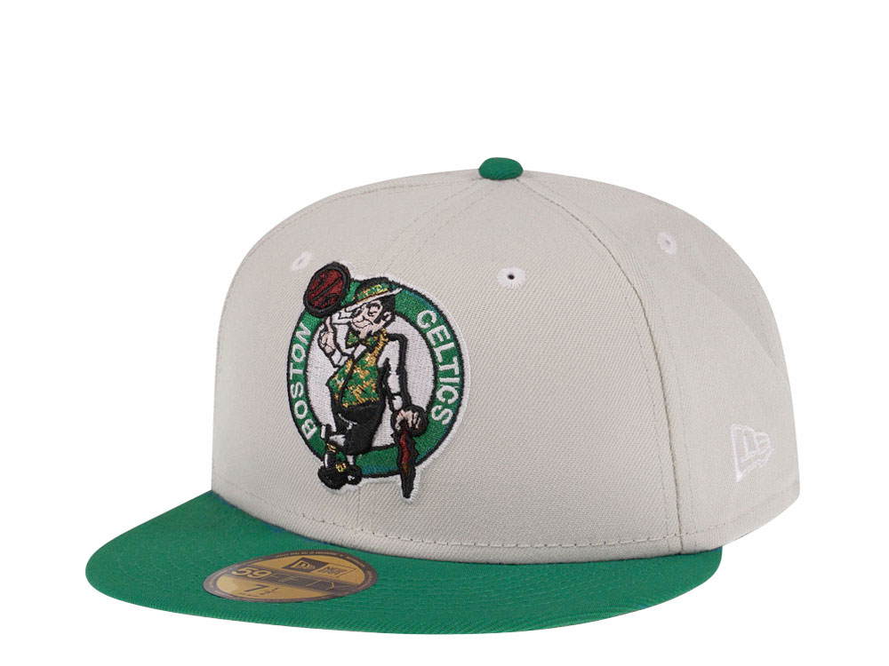 New Era Boston Celtics Cream Two Tone Edition 59Fifty Fitted Gorra