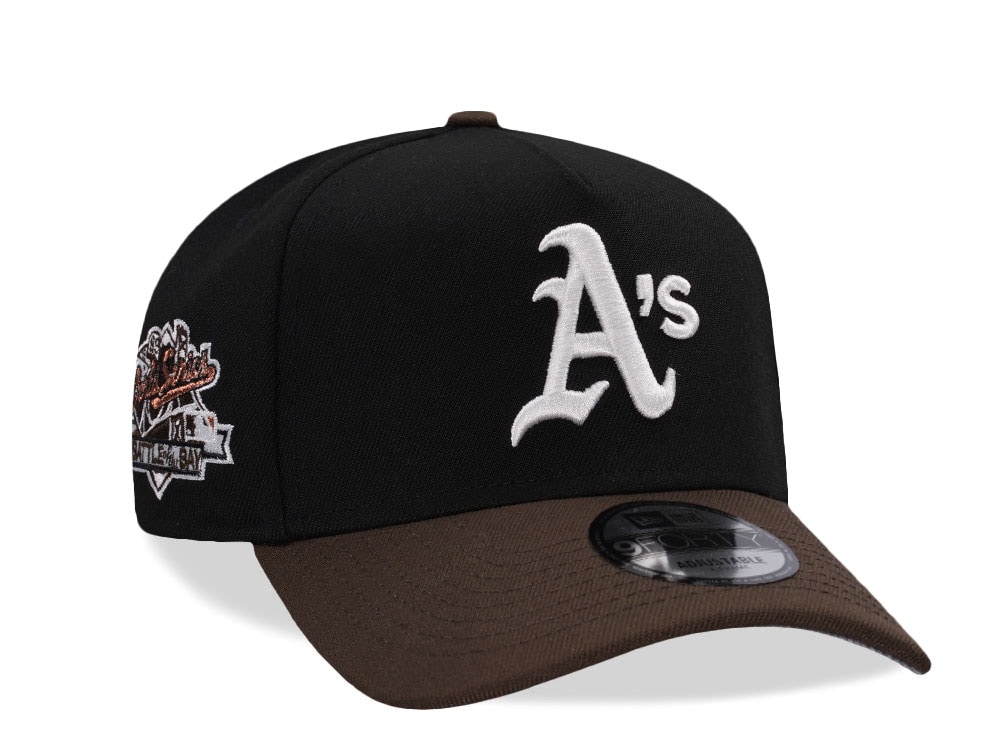 New Era Oakland Athletics World Series 1989 Walnut Two Tone Edition 9Forty A Frame Snapback Gorra