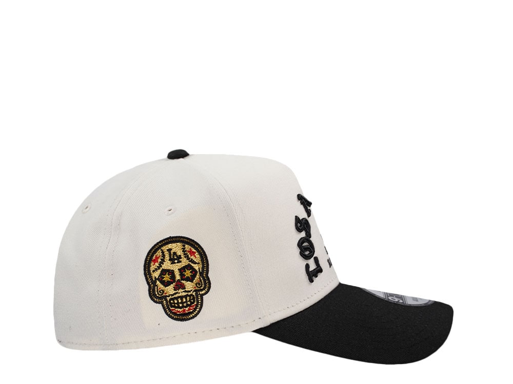 New Era Los Angeles Dodgers Metallic Skull Two Tone Edition 9Forty A Frame Snapback Gorra