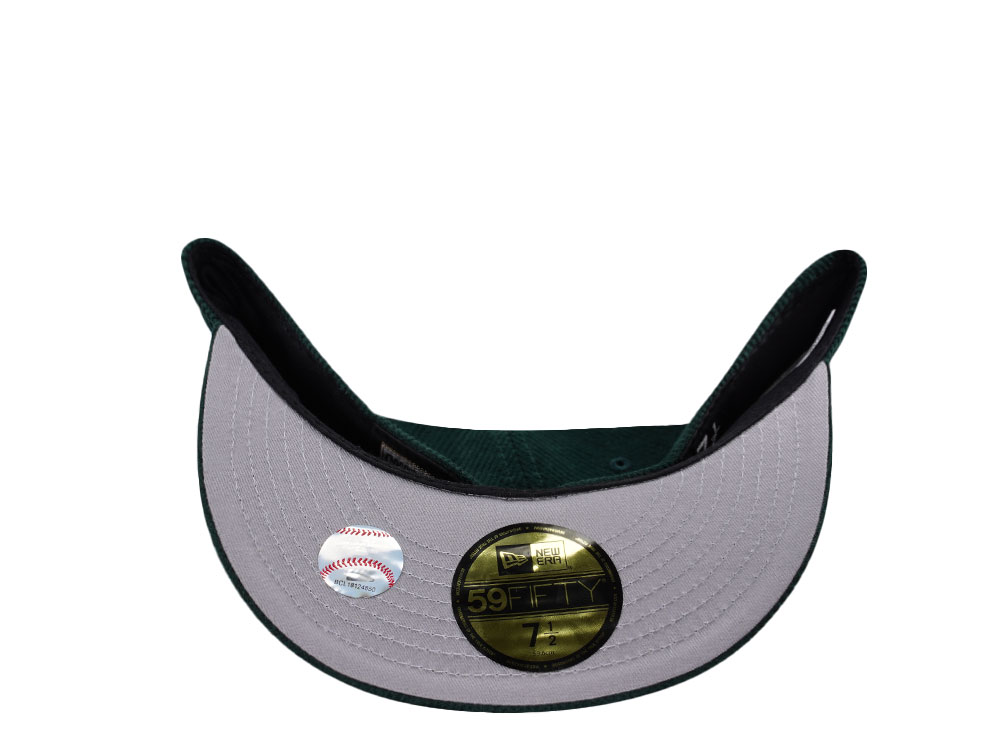 New Era New York Yankees Corduroy Subway Series 2000 Green Corduroy Prime Edition 59Fifty Fitted Gorra