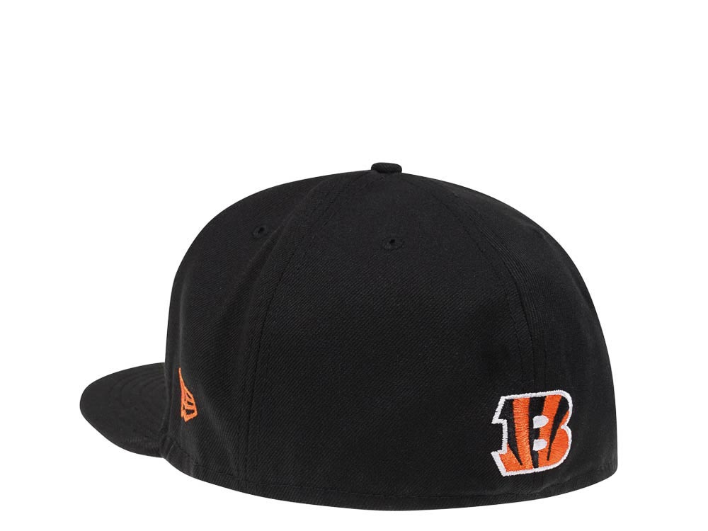 New Era Cincinnati Bengals Black Script Edition 59Fifty Fitted Gorra