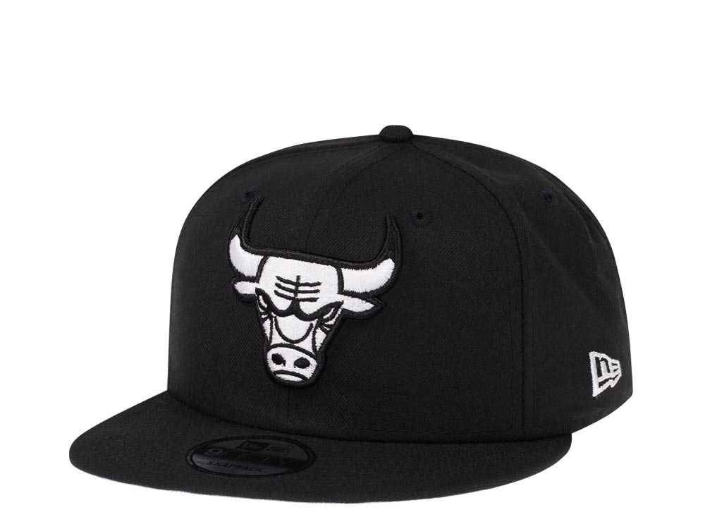 New Era Chicago Bulls Black White Edition 9Fifty Snapback Gorra