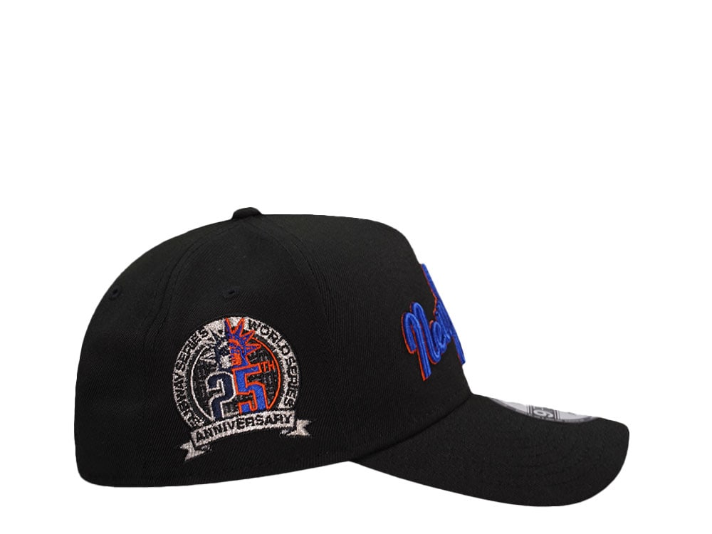 New Era New York Mets 25th Anniversary Black Prime Edition 9Forty A Frame Snapback Gorra