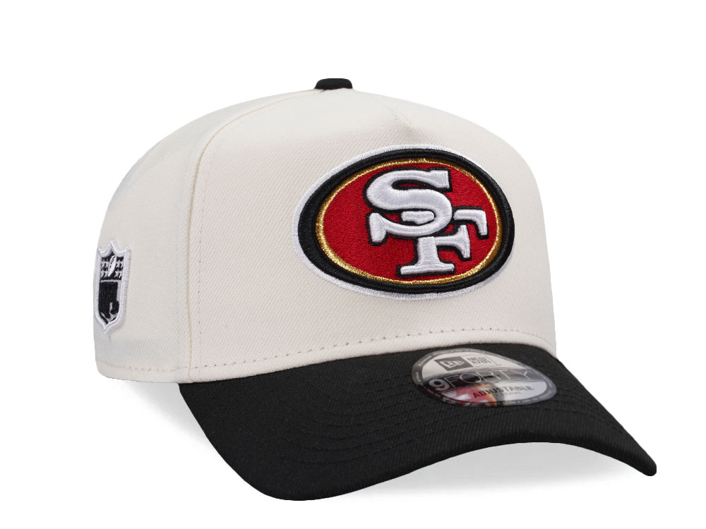 New Era San Francisco 49ers Classic Chrome Two Tone Edition 9Forty A Frame Snapback Gorra