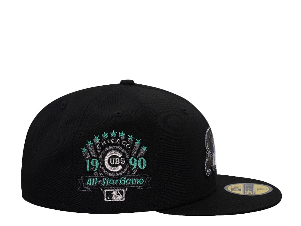 New Era Chicago Cubs All Star Game 1990 Black Prime Edition 59Fifty Fitted Gorra