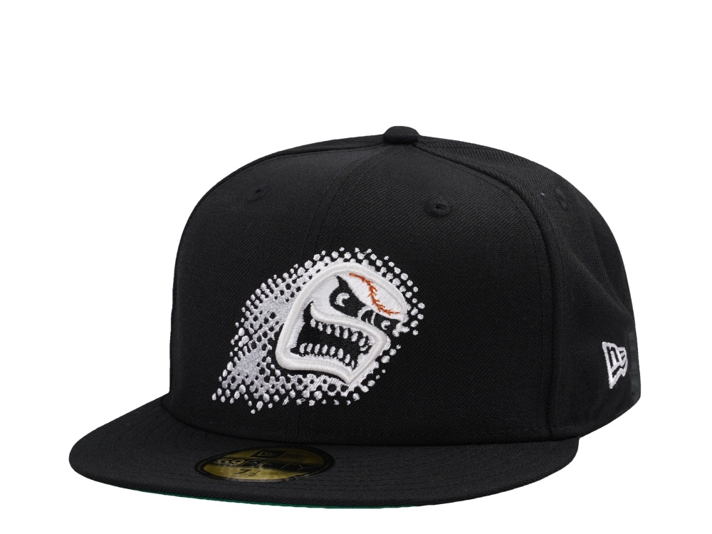 New Era Casper Ghosts Wool Black Throwback Edition 59Fifty Fitted Gorra