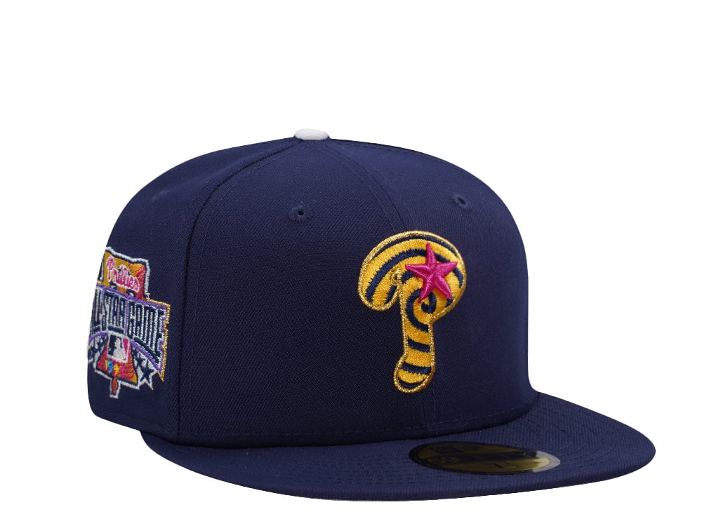 New Era Philadelphia Phillies All Star Game 1996 Blue Light Navy Prime Edition 59Fifty Fitted Gorra