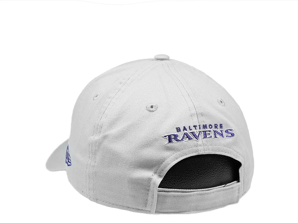 New Era Baltimore Ravens Gray Pop Edition 9Forty Strapback Gorra
