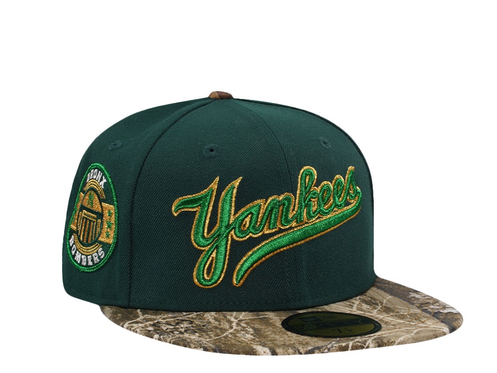 New Era New York Yankees Bronx Bombers Dark Green Two Tone Edition 59Fifty Fitted Gorra