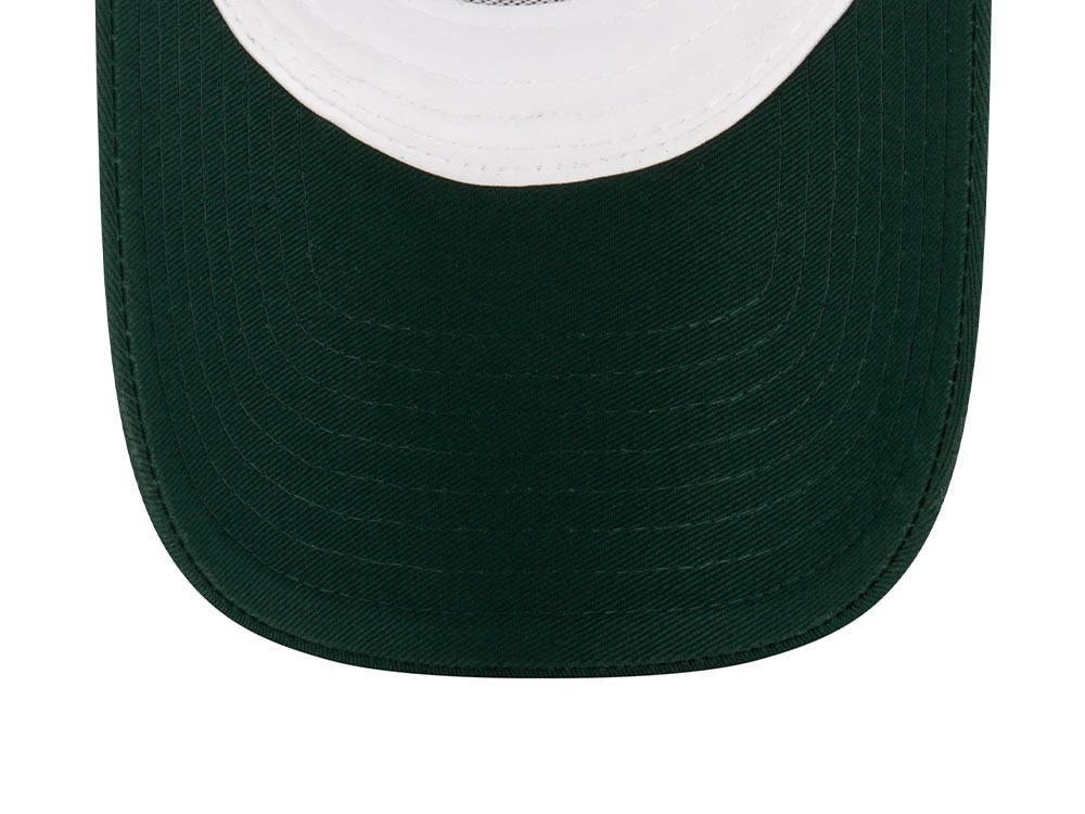 New Era License Plate Dark Green Trucker A Frame Snapback Gorra