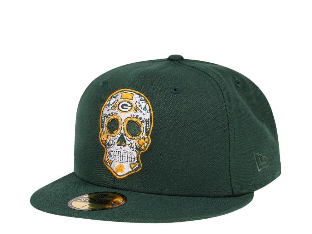New Era Green Bay Packers Skull Edition 59Fifty Fitted Gorra