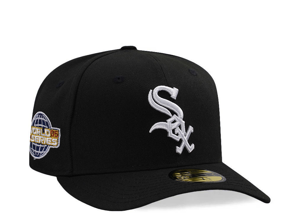 New Era Chicago White Sox World Series 2005 Black Prime Edition 59Fifty Pre Curved Fitted Gorra