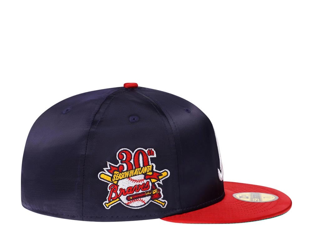 New Era Atlanta Braves 30th Anniversary Satin Elite Edition 59Fifty Fitted Gorra