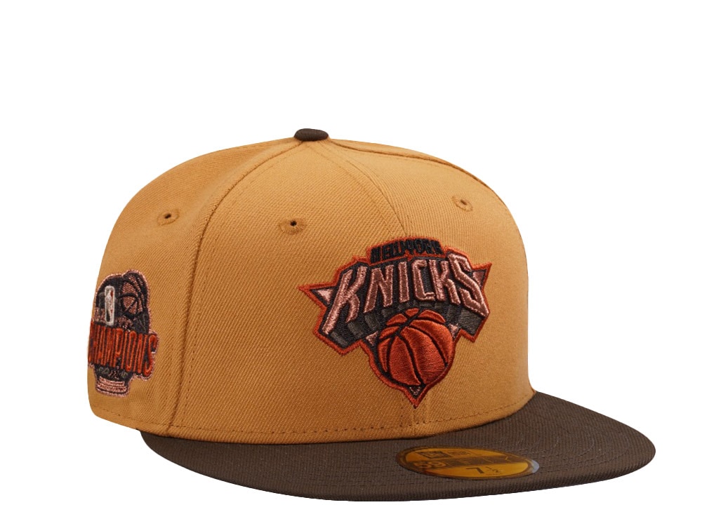 New Era New York Knicks NBA Champions 2026 Panama Two Tone Edition 59Fifty Fitted Gorra
