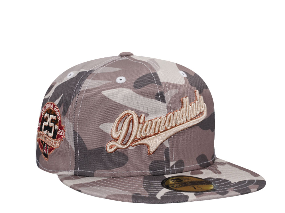 New Era Arizona Diamondbacks 25th Anniversary Camo Copper Edition 59Fifty Fitted Gorra
