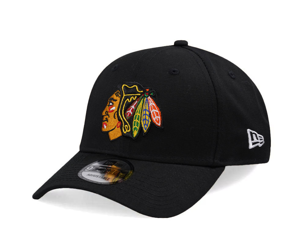New Era Chicago Blackhawks NHL Injection 2024 Black 9Twenty Strapback Gorra