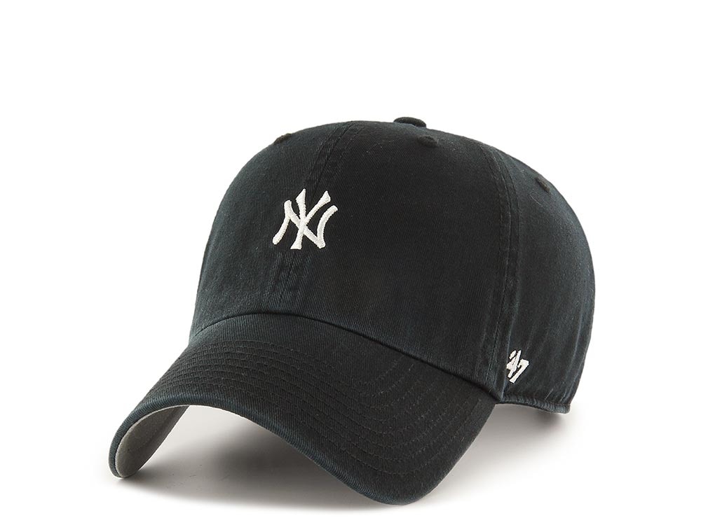 47Brand New York Yankees Black Clean up Strapback Gorra