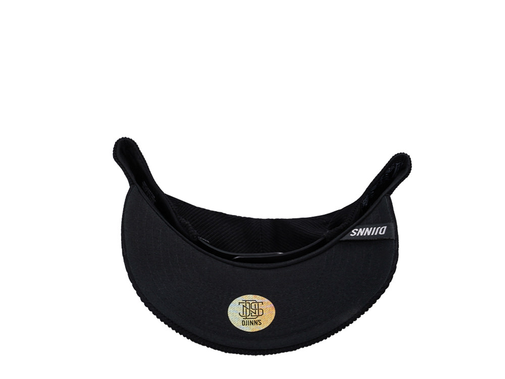 Djinns Cord Mountains Black TrueFit Snapback Gorra