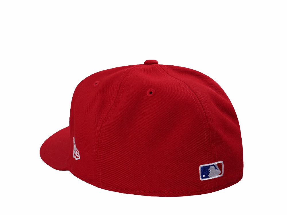 New Era St. Louis Cardinals Scarlet Prime Edition 59Fifty Pre Curved Fitted Gorra