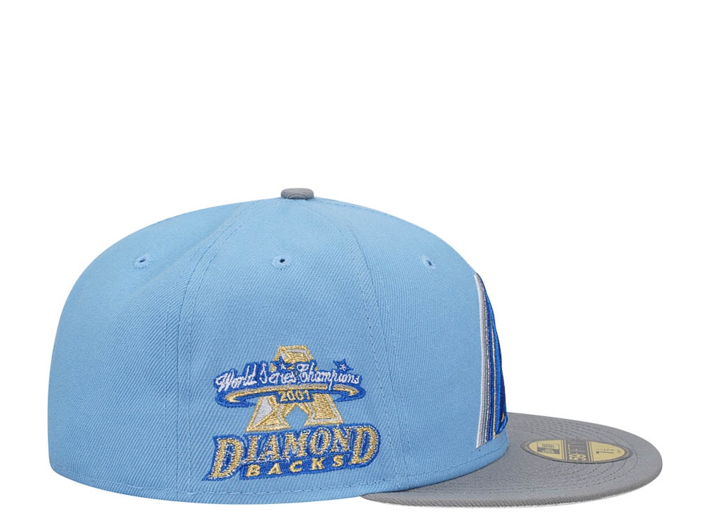 New Era Arizona Diamondbacks World Series Champions 2001 Ice Gold Two Tone Edition 59Fifty Fitted Gorra