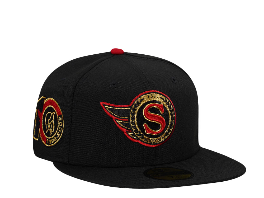 New Era Ottawa Senators 10th Anniversary Black Prime Edition 59Fifty Fitted Gorra